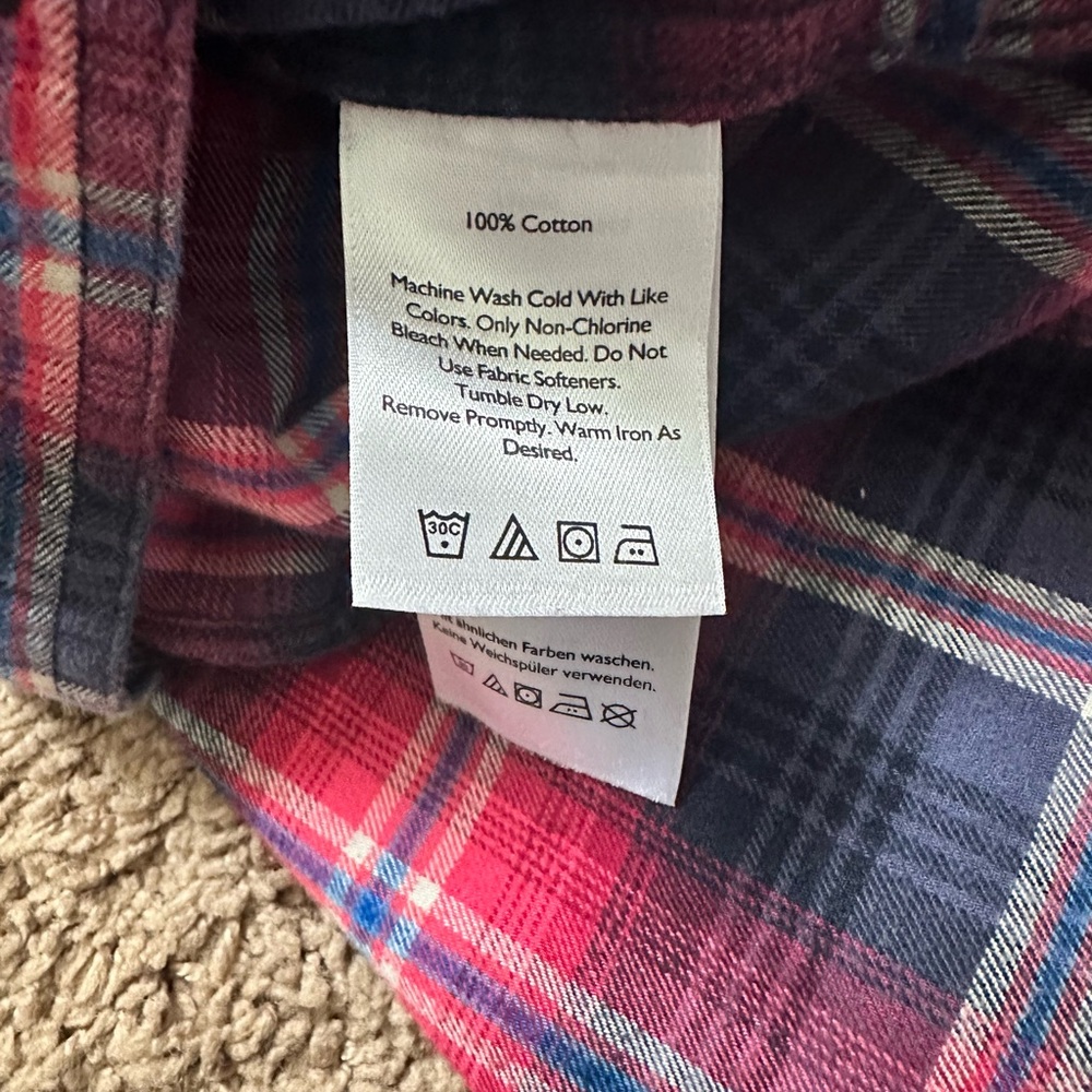 Eddie Bauer Multicolor Plaid Shirt - Picture 4 of 8